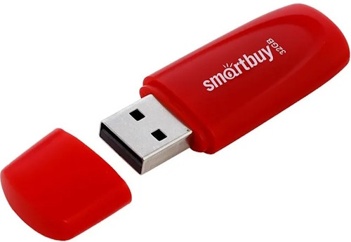 USB накопитель Smartbuy 4GB Scout Red - фото 2 - id-p114614912