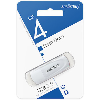 USB накопитель Smartbuy 4GB Scout White