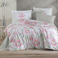 Постельное белье, евро-стандарт, сатин (CLASY), Pataya 2-х спальное, мультиколор