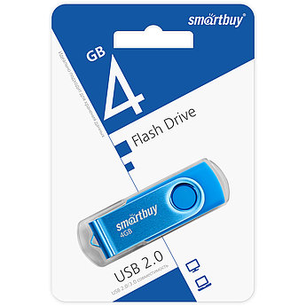 USB накопитель Smartbuy 4GB Twist Blue