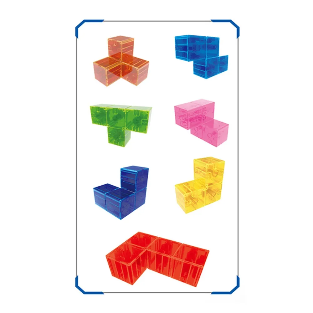Конструктор магнитный Xinbida Magic Magnetic Cube, 54 деталей - фото 10 - id-p114615001