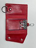Женская карманная ключница из мягкой натуральной кожи. Размер:11# 6 см., фото 8