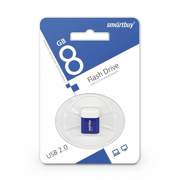 USB-накопитель Smartbuy 8GB LARA Blue