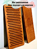 Доска садху для начинающих с деревянными шипами для ног 10 мм коричневая, фото 4