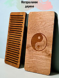 Доска садху для начинающих с деревянными шипами для ног 10 мм коричневая, фото 2