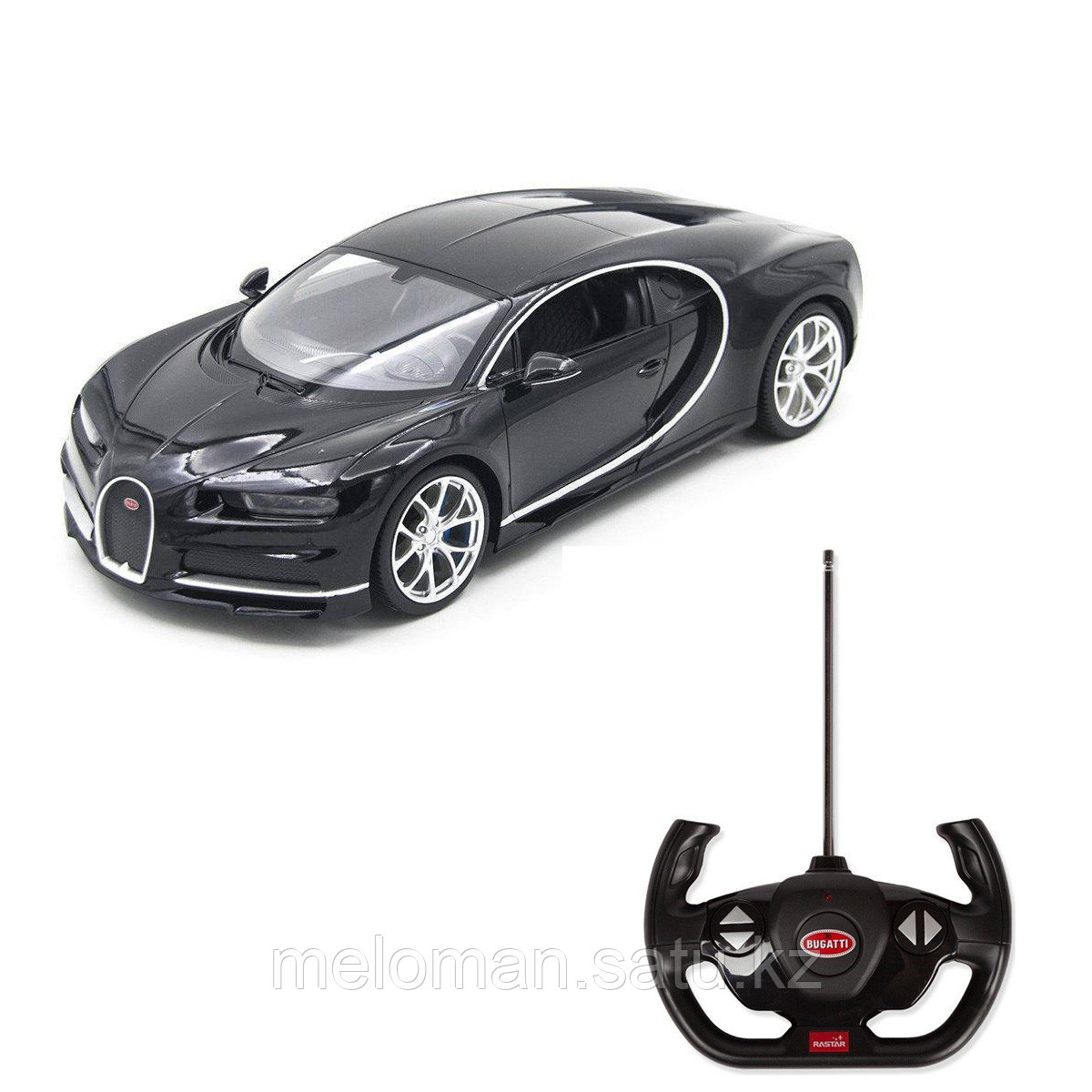 Rastar: 1:14 Bugatti Chiron черный - фото 1 - id-p113987347