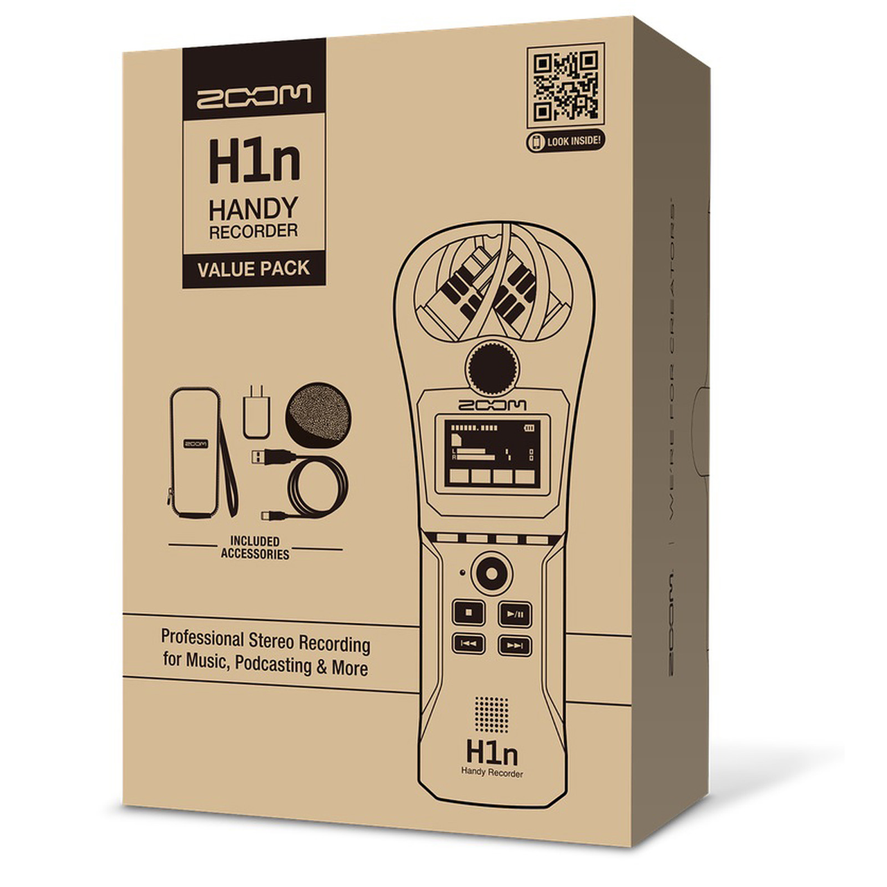 Рекордер ZOOM H1n VP (Value pack) - фото 1 - id-p114615932