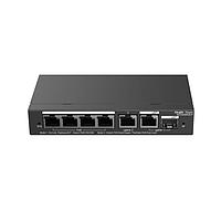 Коммутатор управляемый Reyee RG-ES206GS-P, 6Gb x PoE, 1Gb Combo Uplink, PoE 54W