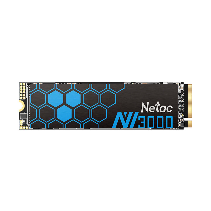 Твердотельный накопитель SSD 500Gb, M.2 2280, NVMe, PCIe 3x4, 3100R/2100W, RGB Netac NV3000