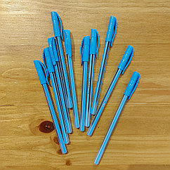 Шариковая Синяя Ручка "Obama 148" OB-4458. Цвет корпуса - синий. Канцелярские ручки.