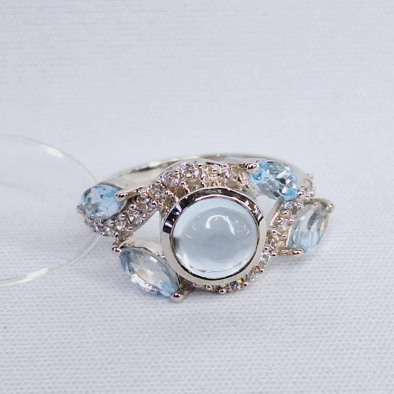 Серьги из серебра с фианитами Индия L927, фото 1