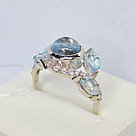 Серьги из серебра с фианитами Индия L927, фото 2