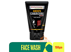 Мужской гель для умывания с углем (Mens Charcoal Face Wash PATANJALI), 100 гр
