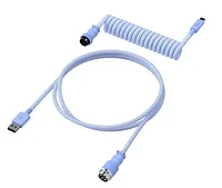 HyperX USB-C механикалық пернетақта кабелі ширатылған 6J682AA ашық күлгін