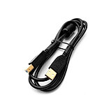 Интерфейсный кабель  SHIP  SH7013-1.5B  A-B  Hi-Speed USB 2.0  30В  Чёрный  Блистер  Контакты с золотым, фото 3