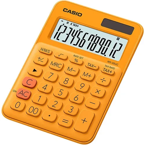 Калькулятор настольный CASIO MS-20UC-RG-W-EC - фото 1 - id-p106076579