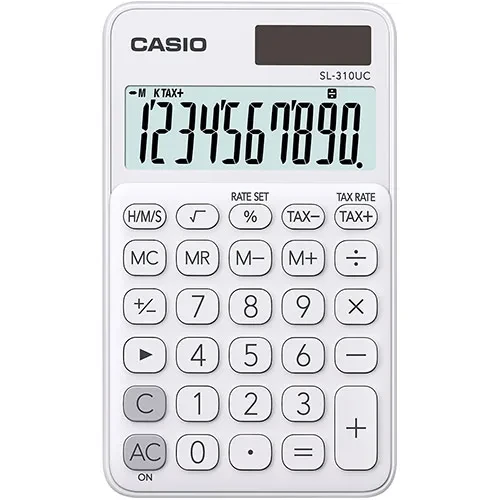Калькулятор карманный CASIO SL-310UC-WE-W-EC - фото 1 - id-p106076598