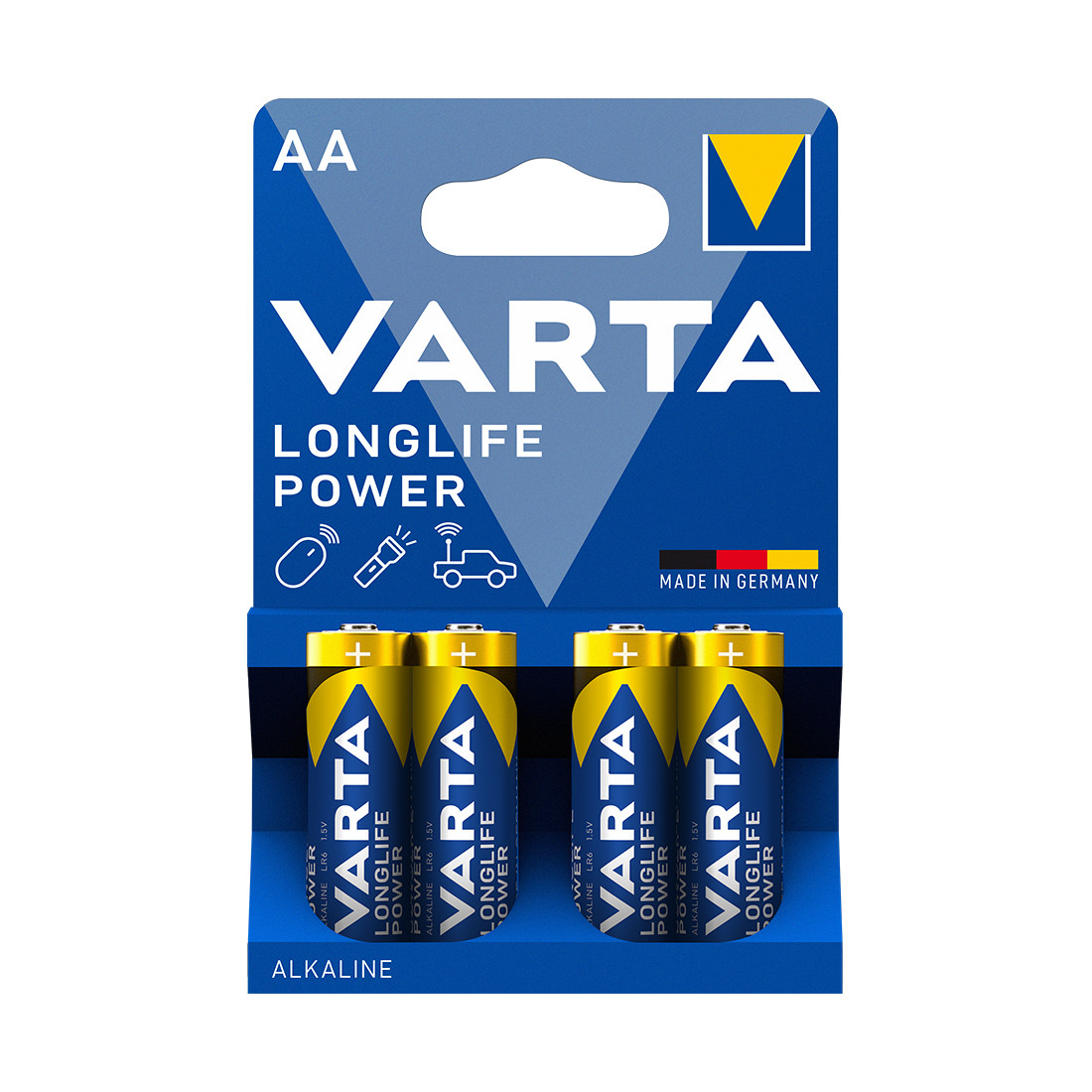 Батарейка VARTA LR6 Long Life Power AA 1.5 V 4 шт. Блистер
