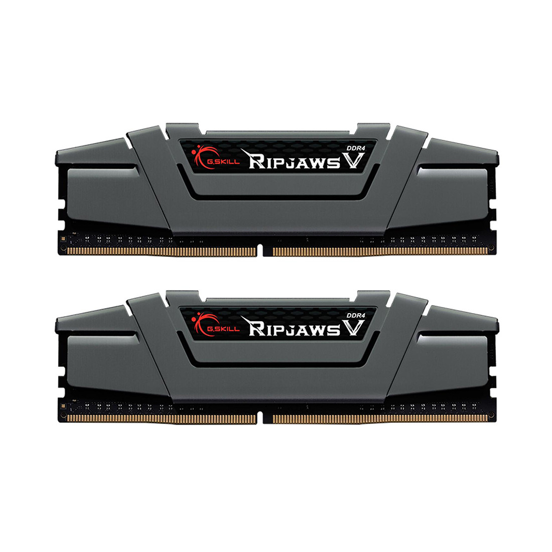 Комплект модулей памяти G.SKILL RipjawsV F4-3200C16D-16GVGB (Kit 2x8GB) DDR4 16GB DIMM Серый - фото 2 - id-p104689527