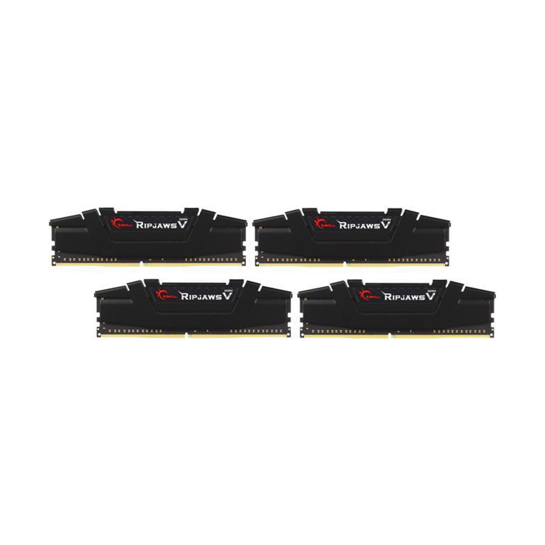 Комплект модулей памяти G.SKILL RipjawsV F4-3200C16Q-32GVKB (Kit 4x8GB) DDR4 32GB DIMM Черный - фото 2 - id-p104689528