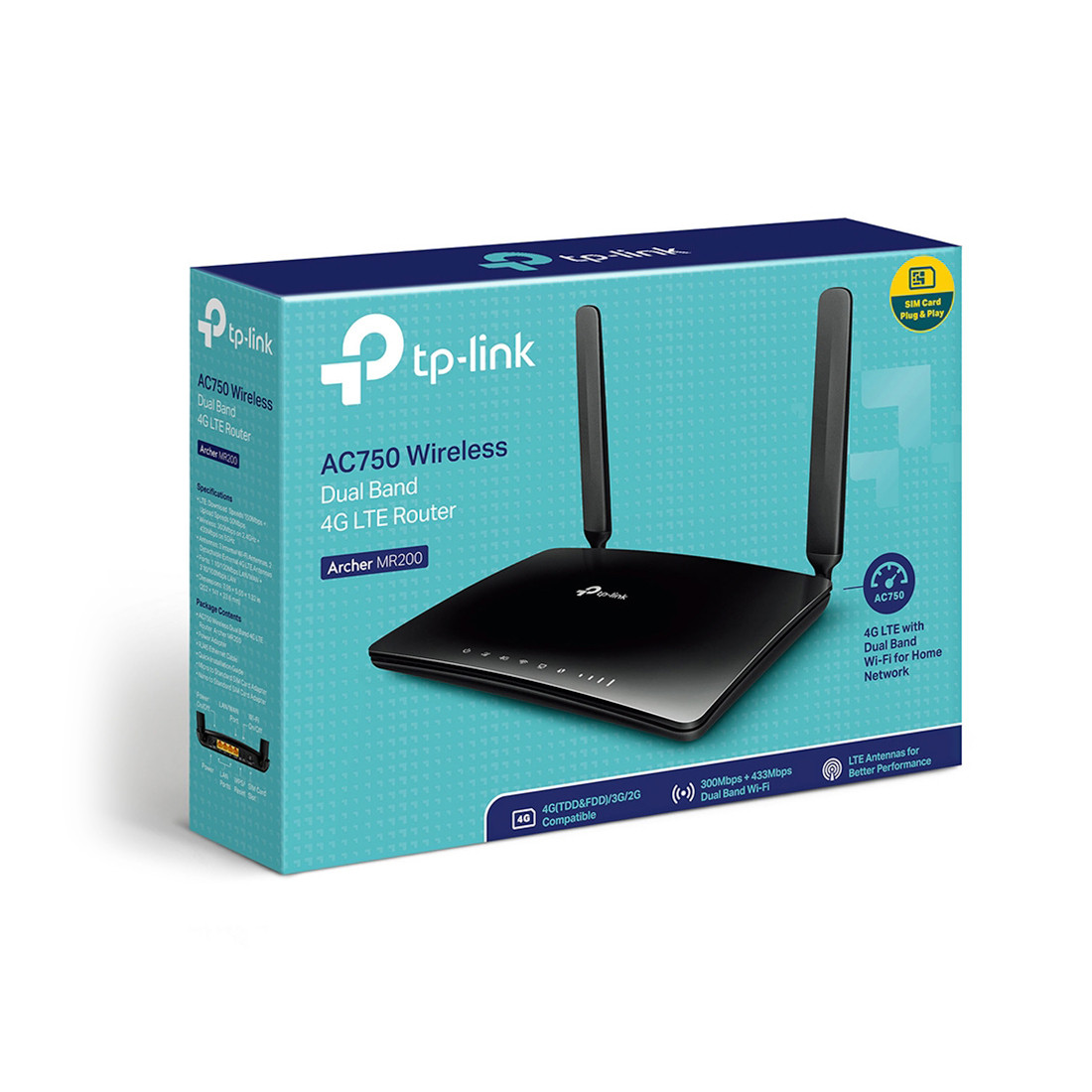 Маршрутизатор TP-Link Archer MR200 - фото 3 - id-p97397810