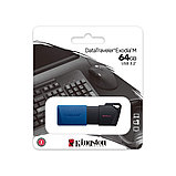 USB-накопитель  Kingston  DTXM/64GB  64GB  USB 3.2  Синий, фото 3