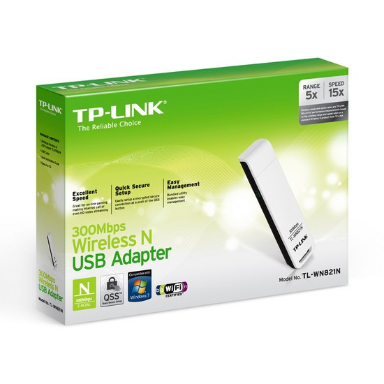 Сетевая карта TP-Link TL-WN821N Беспроводная 300M USB - фото 3 - id-p105822026