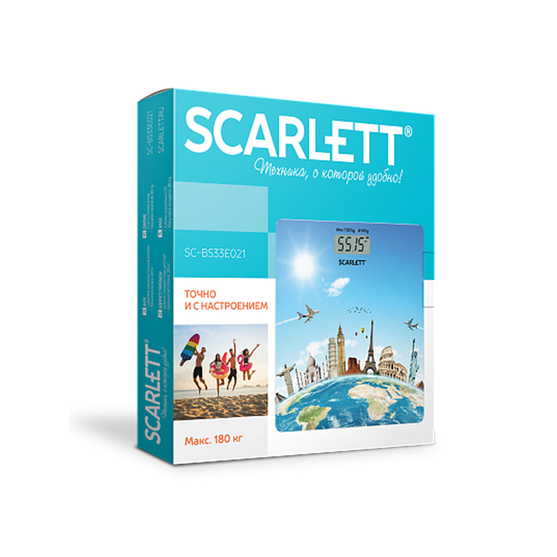 Напольные весы Scarlett SC-BS33E021 - фото 2 - id-p106077953