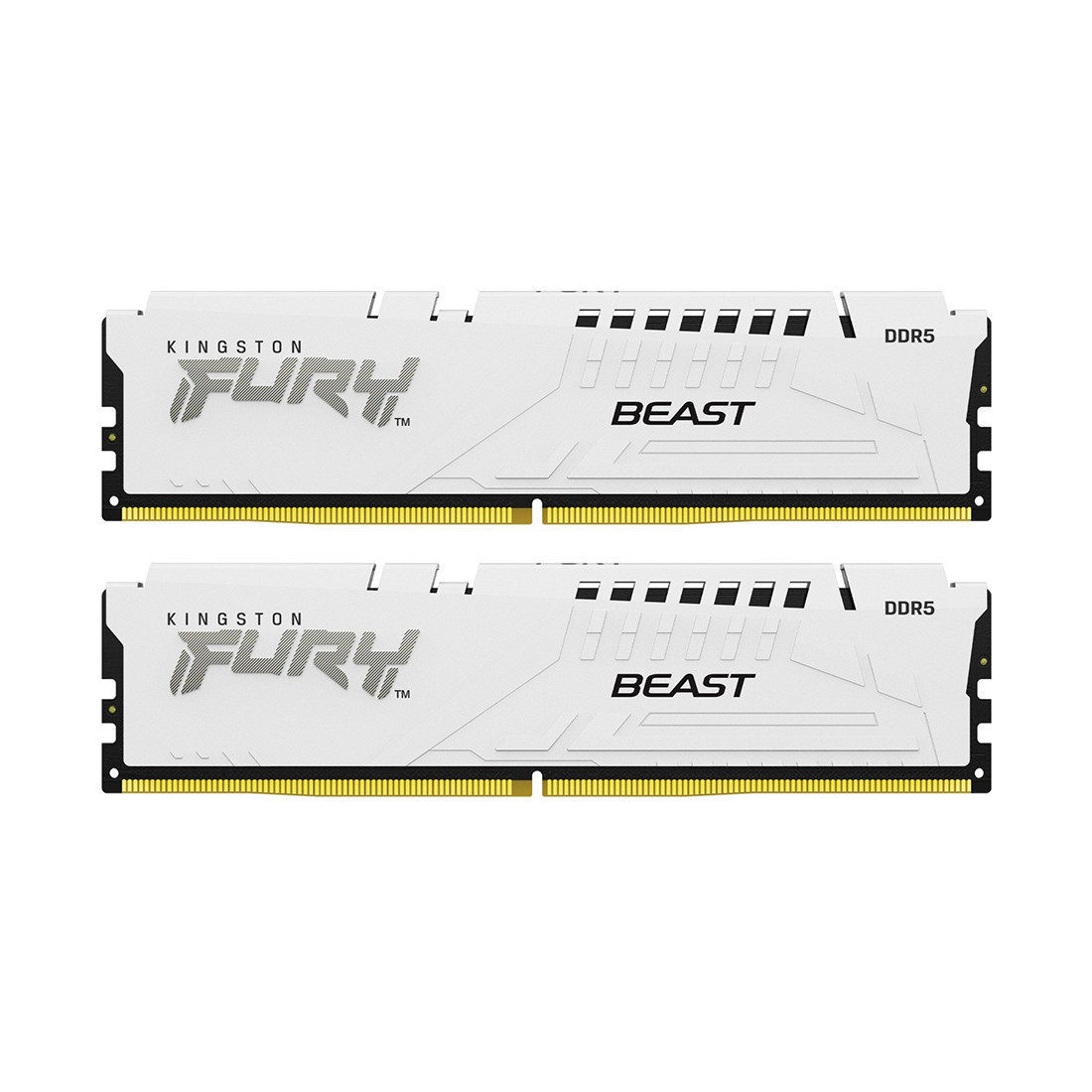 Комплект модулей памяти Kingston FURY Beast White EXPO KF552C36BWEK2-32 DDR5 32GB - фото 2 - id-p107913398