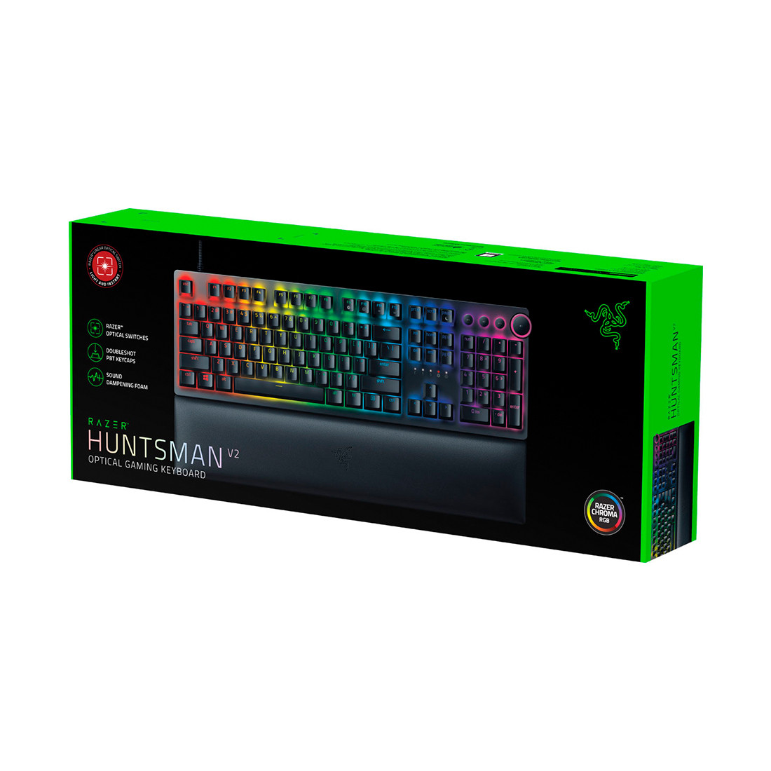 Клавиатура Razer Huntsman V2 RZ03-03930700-R3R1 Чёрный - фото 3 - id-p104690659