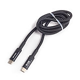 Интерфейсный кабель  Awei  Type-C to Type-C CL-117T  100W  5A  1m  Чёрный, фото 3