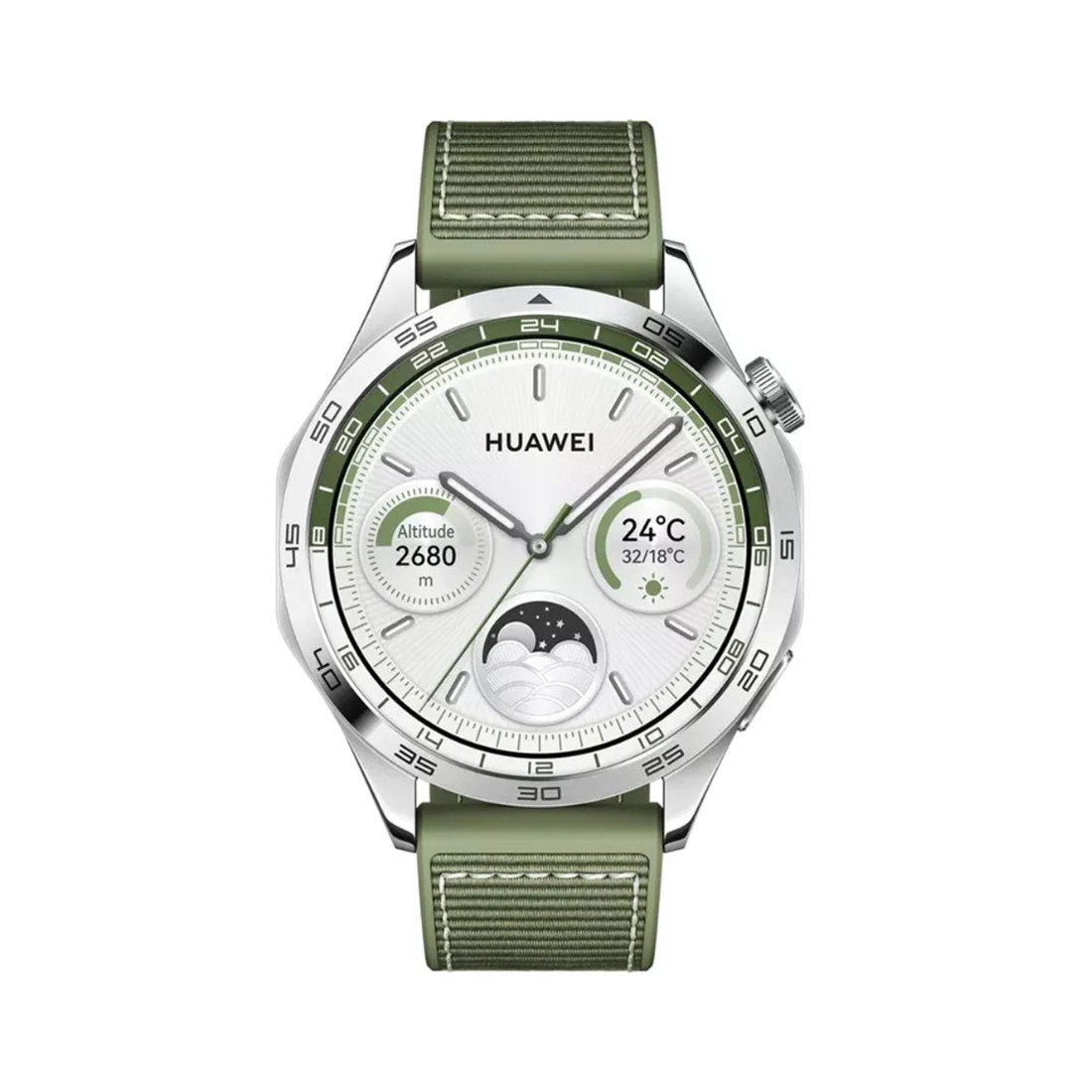 Смарт часы Huawei Watch GT 4 PNX-B19 46mm Green Woven Strap - фото 2 - id-p114081152