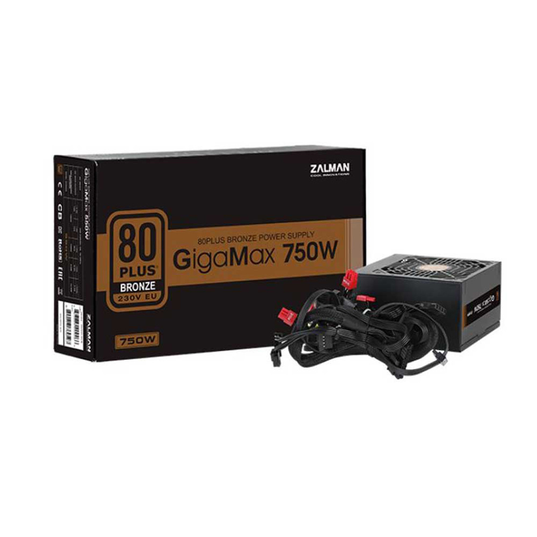 Блок питания Zalman GigaMax 750W ZM750-GV Bronze - фото 3 - id-p114080966