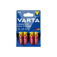 Батарейка Varta Longlife Max Power Mignon, AA/LR6, 4 шт