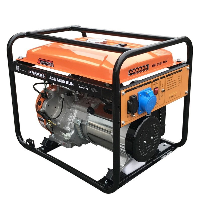 Бензиновый генератор Aurora AGE 6500 RUN (увеличенный топливный бак) - фото 1 - id-p114630334