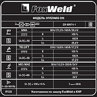 Сварочный полуавтомат FoxWeld INVERMIG 205