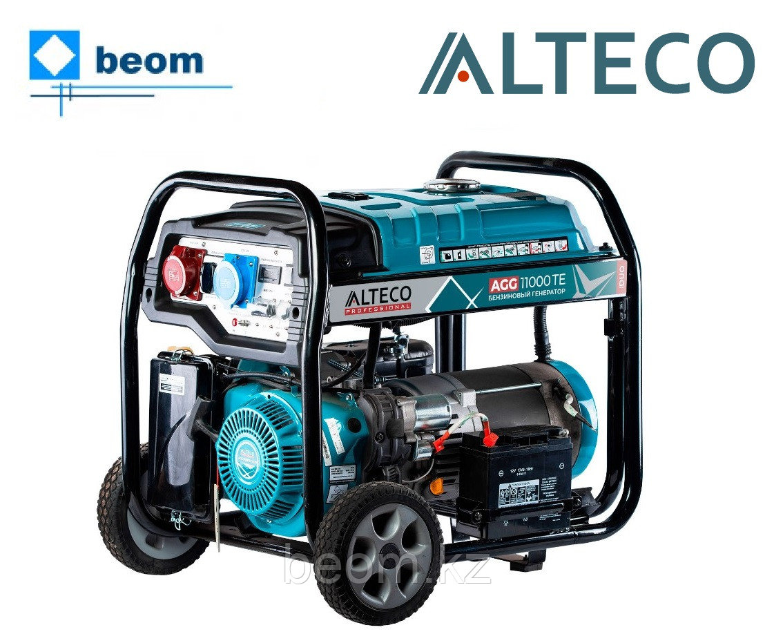 Бензиновый генератор Alteco Professional AGG 11000TE Duo  (8,5кВт 380/220В) электростартер