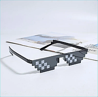 Очки пиксельные с дизайном "Майнкрафт" (Minecraft)