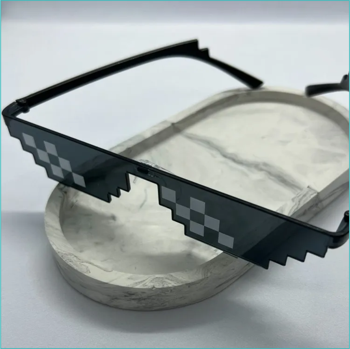 Очки пиксельные с дизайном "Майнкрафт" (Minecraft) - фото 2 - id-p114630435
