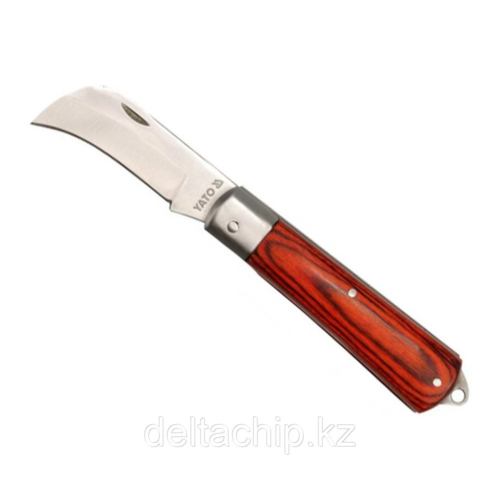 Нож складной с деревянной ручкой 190 мм HRC42-48 Yato YT-7601