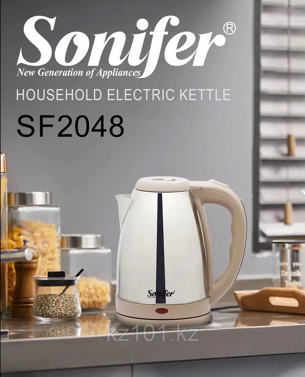 Чайник электрический Sonifer SF-2048 (1,8 л / 1500 Вт) - фото 2 - id-p114632445