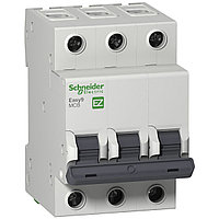 Автоматический выключатель, SE, EZ9F34325 - 3P, EASY 9 3П 25А С 4.5кА 400В