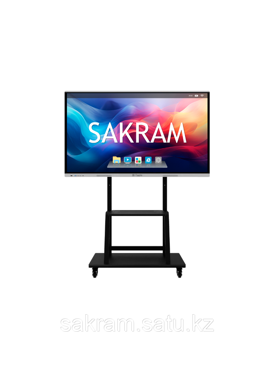 Интерактивная панель SAKRAM ITaqta65 Android с мобильной стойкой и OPS Intel ® Core processor i3-10100 - фото 1 - id-p114633213