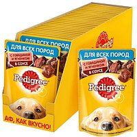 Pedigree для взрослых собак с говядиной 14*600г