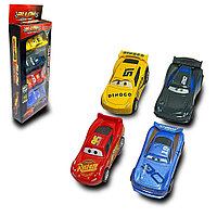 Набор машинок тачки 3 металлические 4 шт