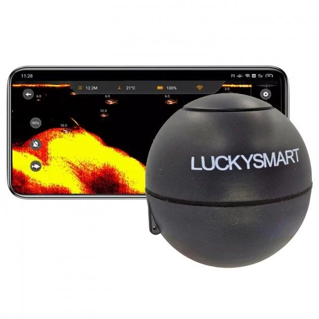 Эхолот Lucky LS2W для рыбалки WiFi беспроводной рыболовный сонар зимний для смартфона, телефона