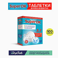 Ыдыс жуғыш машинаға арналған SUPEROK таблеткалары, 100 дана