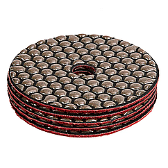 Круг шлифовальный алмазный гибкий Черепашка, 100 мм, P50, сухое шлифование, 5 шт. Matrix