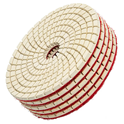 Круг шлифовальный алмазный гибкий Черепашка, 100 мм, P400, мокрое шлифование, 5 шт. Matrix