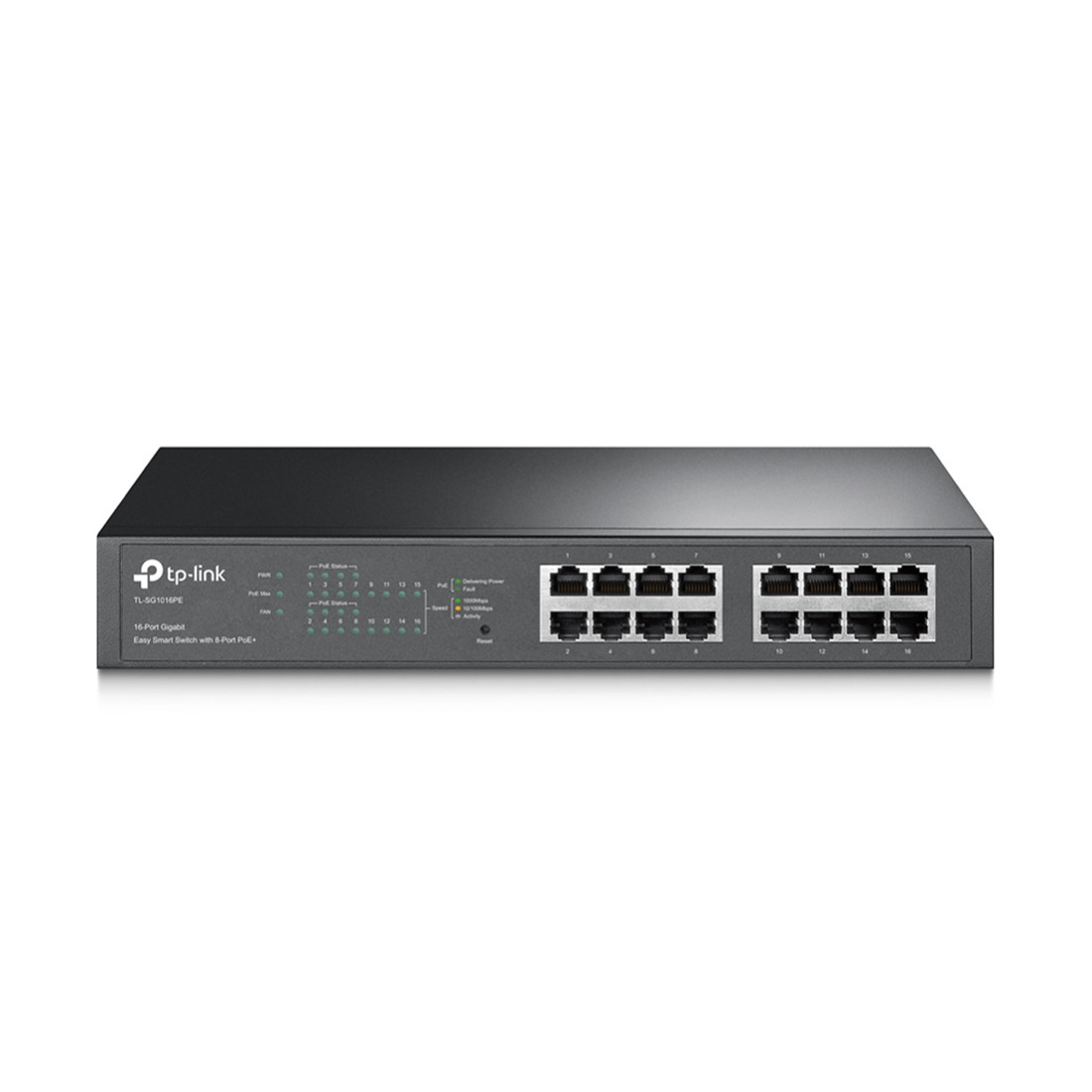 Коммутатор TP-Link TL-SG1016PE PoE+ - фото 2 - id-p106319370